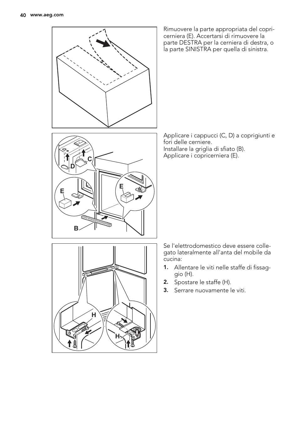 AEG SCT81800S1 User Manual | Page 40 / 68