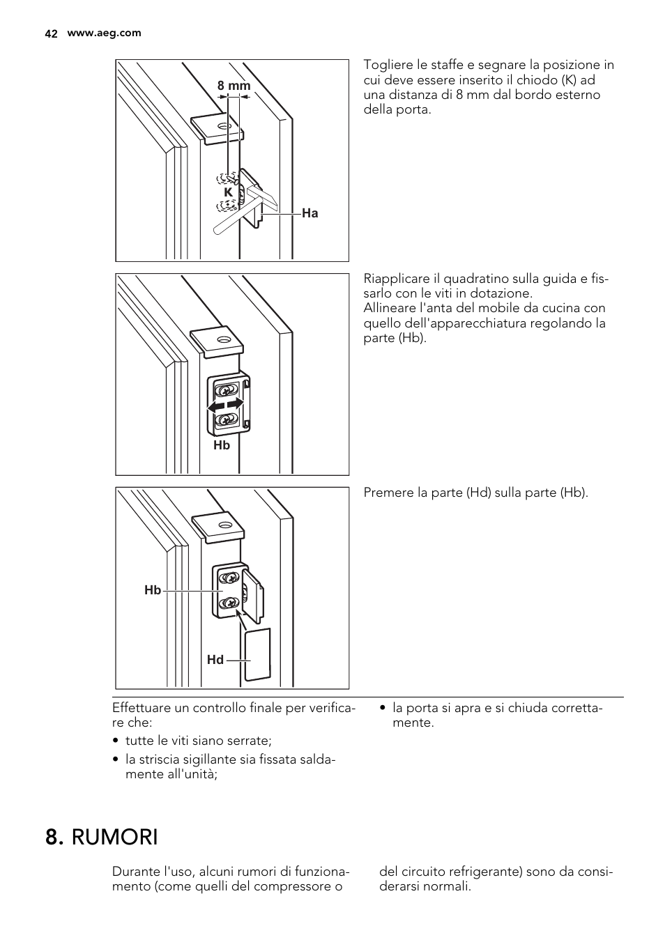Rumori | AEG SCT81800S1 User Manual | Page 42 / 68