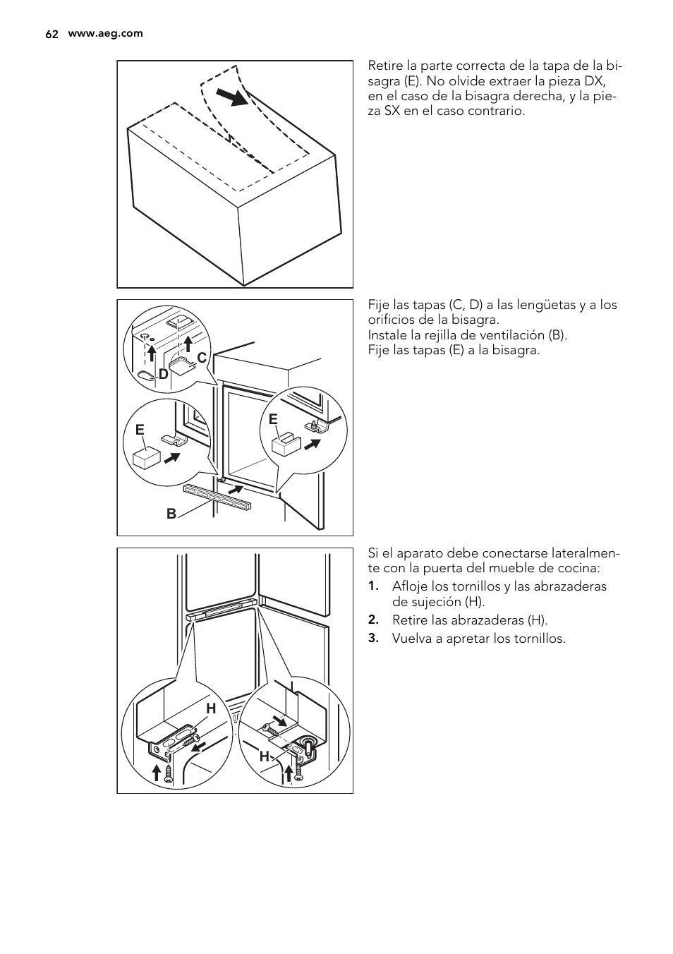 AEG SCT81800S1 User Manual | Page 62 / 68