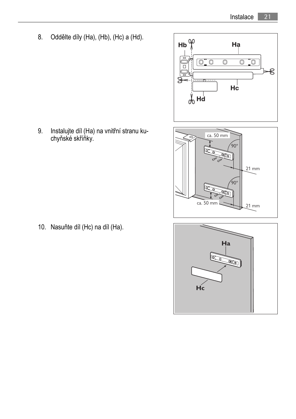 AEG SCS81800F0 User Manual | Page 21 / 92