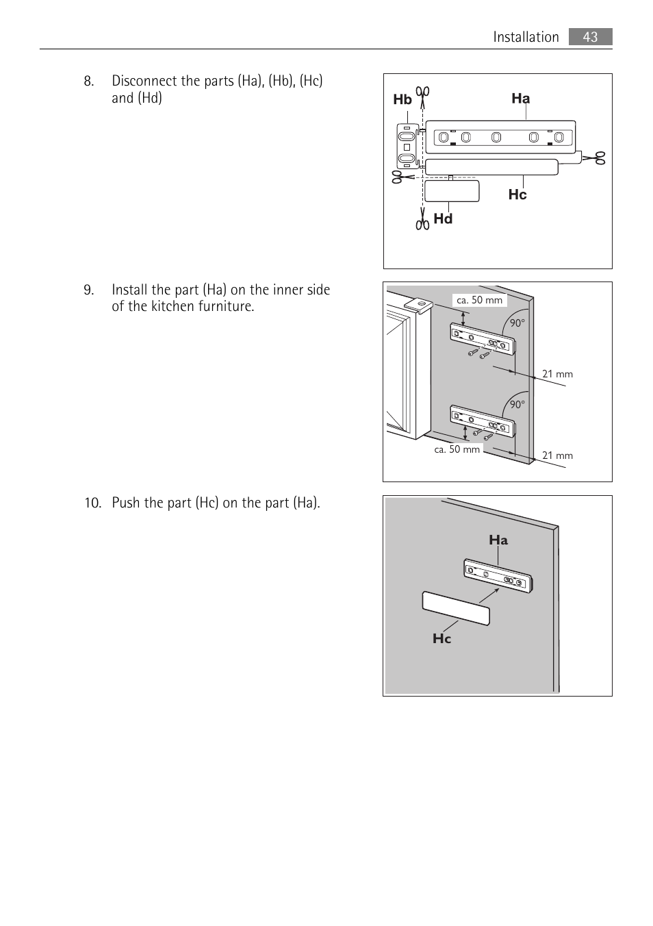 AEG SCS81800F0 User Manual | Page 43 / 92