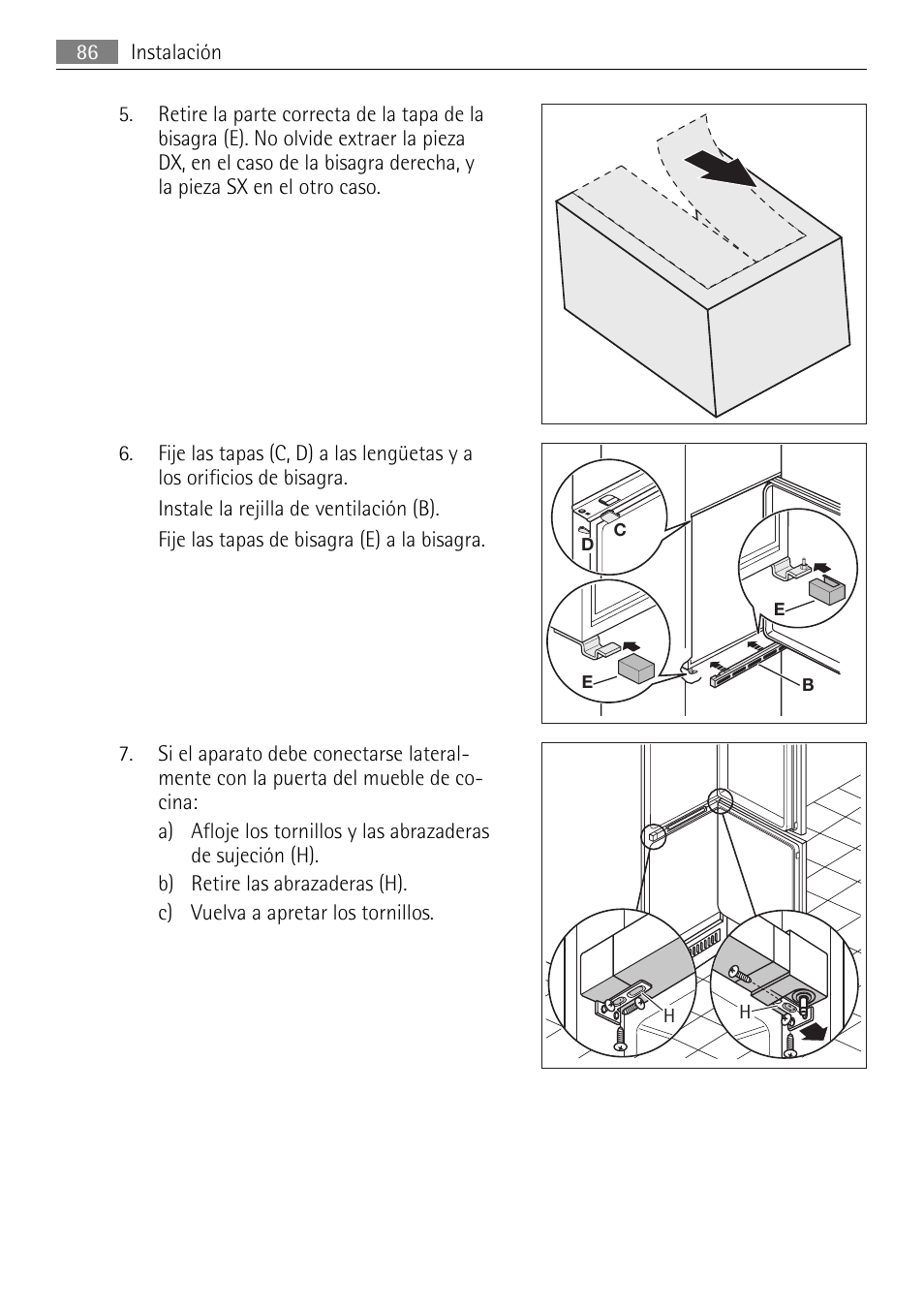 AEG SCS81800F0 User Manual | Page 86 / 92