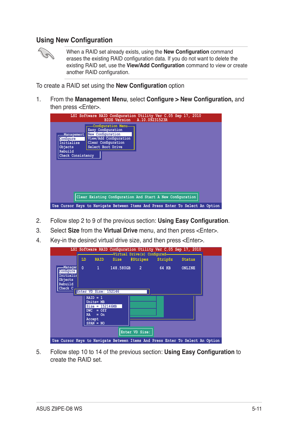 Using new configuration | Asus Z9PE-D8 WS User Manual | Page 133 / 226