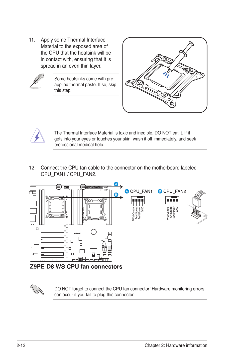 Asus Z9PE-D8 WS User Manual | Page 34 / 226