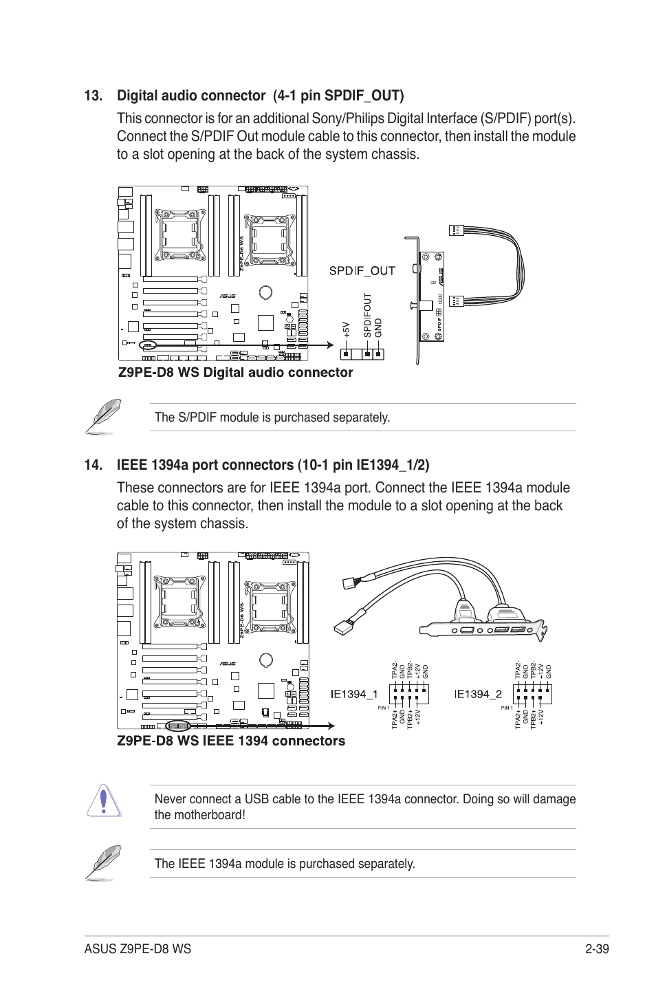 Asus Z9PE-D8 WS User Manual | Page 61 / 226