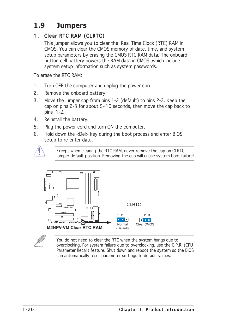 9 jumpers | Asus M2NPV-VM User Manual | Page 30 / 96