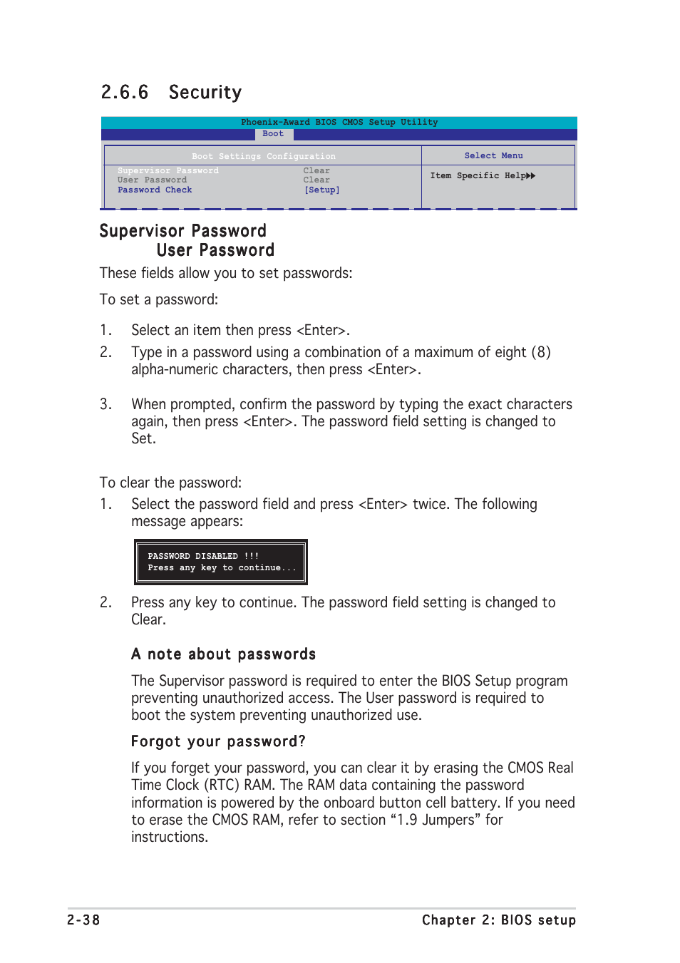 6 security security security security security | Asus M2NPV-VM User Manual | Page 82 / 96