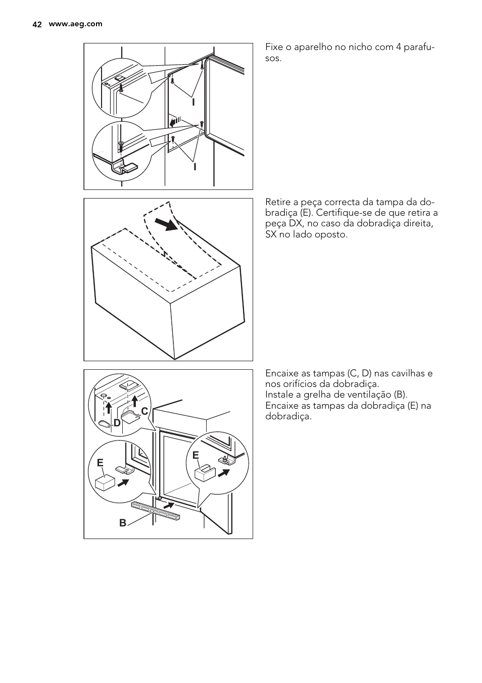 AEG SKD81800F0 User Manual | Page 42 / 72