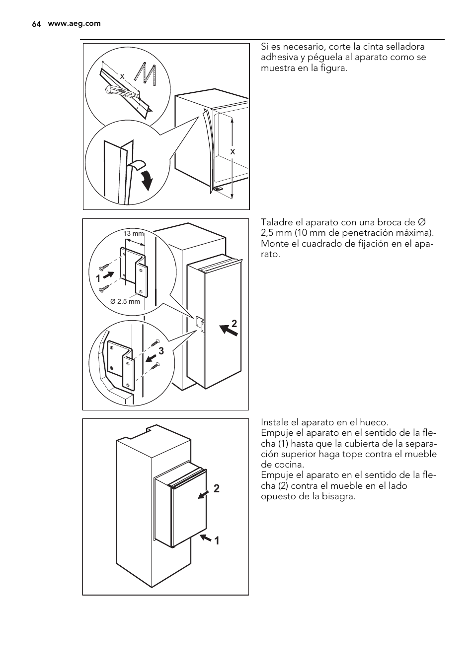 AEG SKD81800F0 User Manual | Page 64 / 72