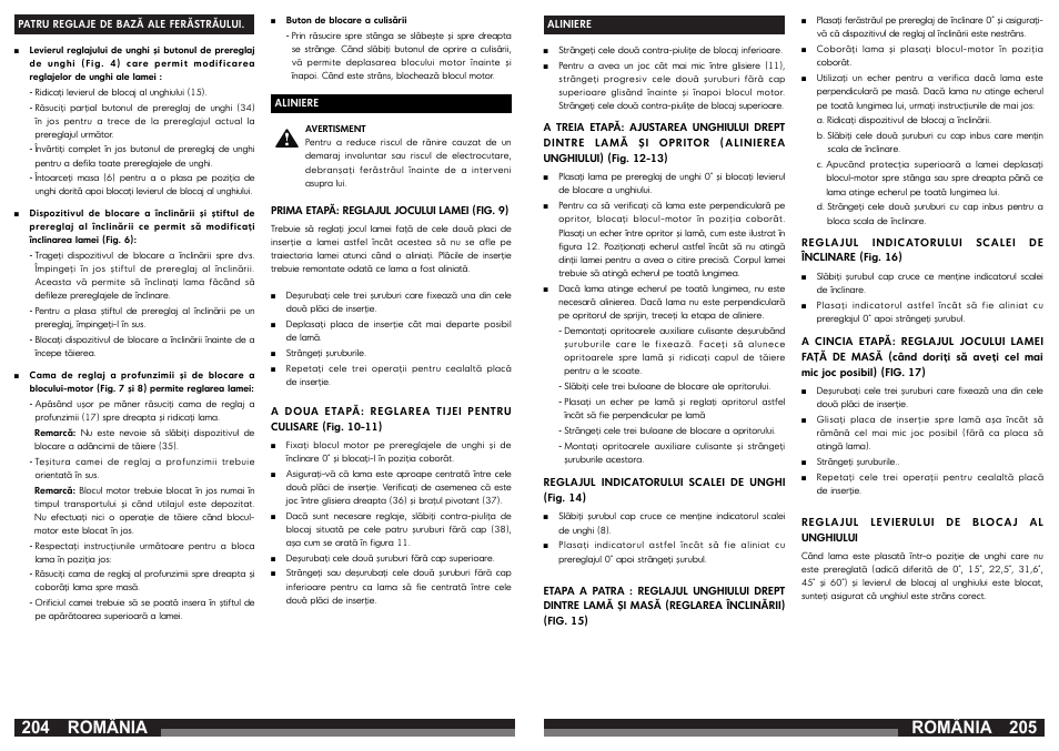 România | AEG PS 305 DG User Manual | Page 103 / 107