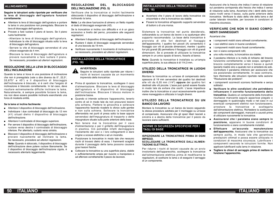 Italiano | AEG PS 305 DG User Manual | Page 26 / 107