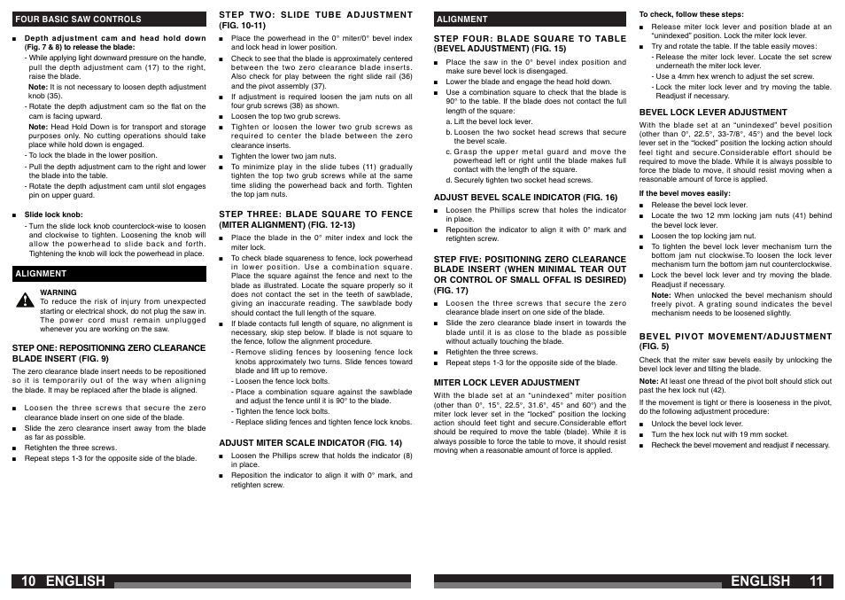 English | AEG PS 305 DG User Manual | Page 6 / 107
