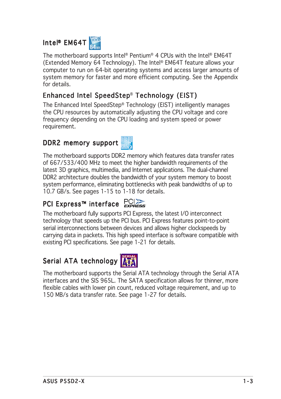 Asus Motherboard P5SD2-X User Manual | Page 15 / 84