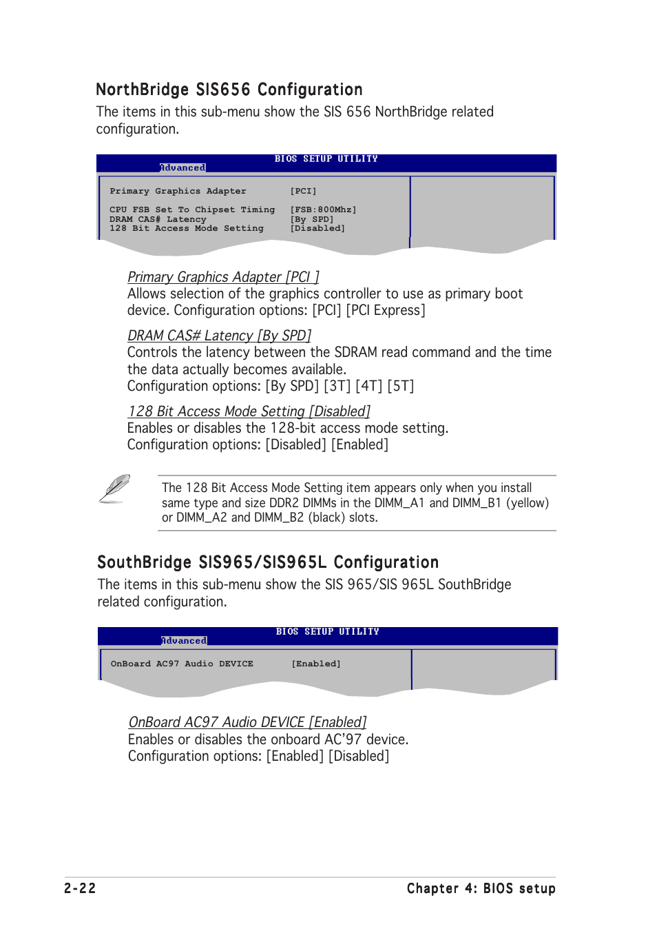 Northbridge sis656 configuration | Asus Motherboard P5SD2-X User Manual | Page 64 / 84