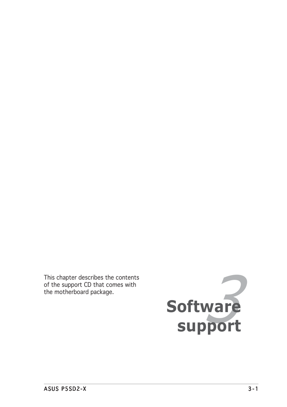 Software support | Asus Motherboard P5SD2-X User Manual | Page 79 / 84