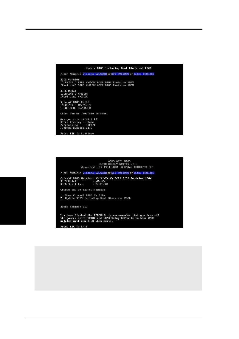 Bios setup | Asus Dual TualatinTM Motherboard TRL-DLS User Manual | Page 38 / 86