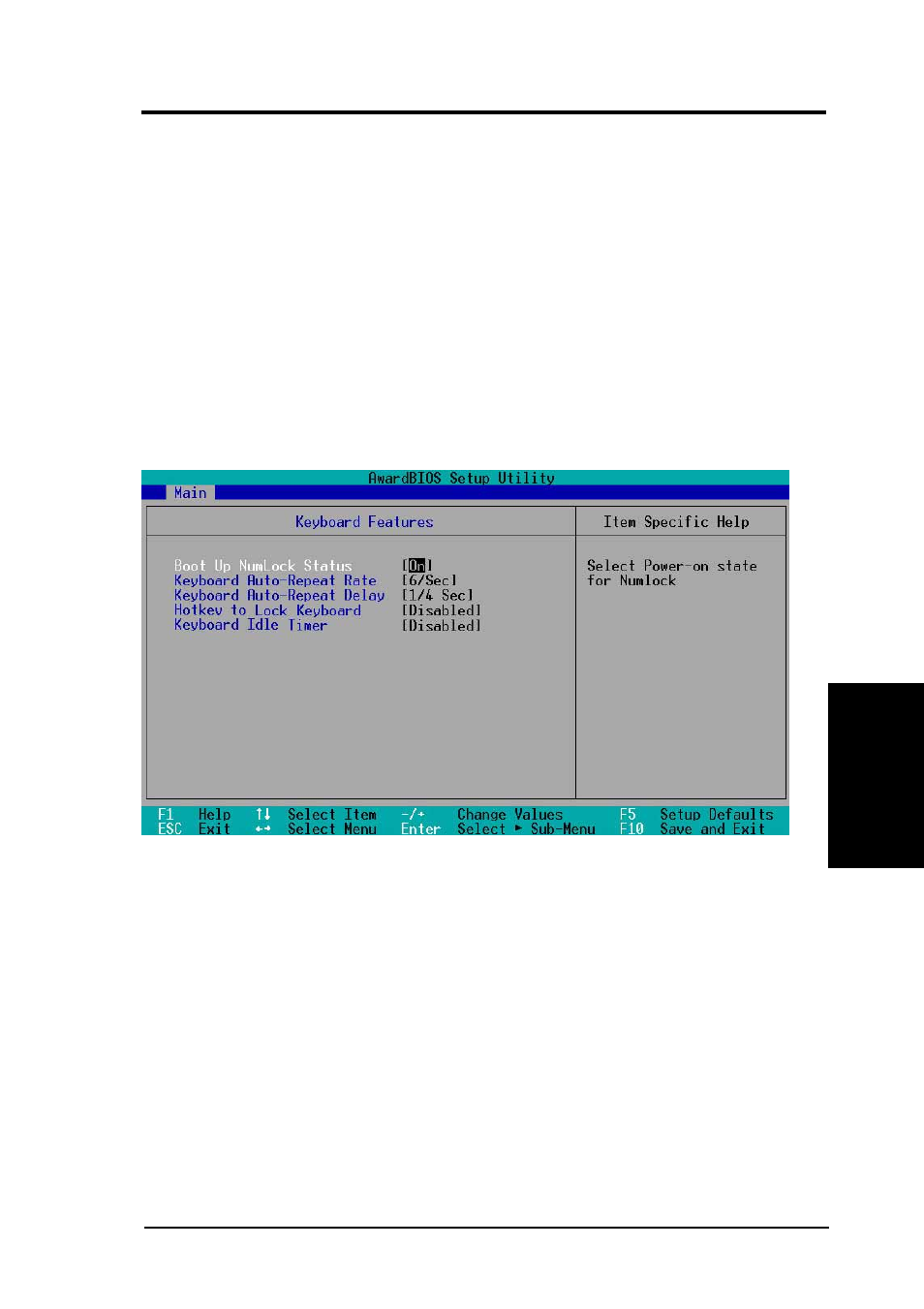 Bios setup, 2 keyboard features | Asus Dual TualatinTM Motherboard TRL-DLS User Manual | Page 47 / 86