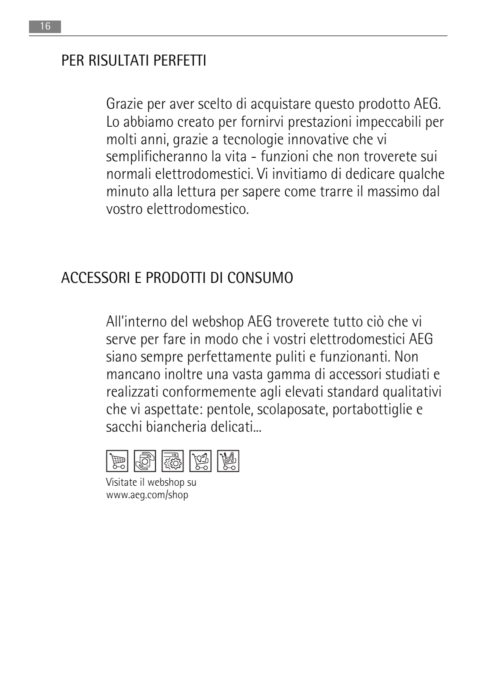 AEG SWD81800L1 User Manual | Page 16 / 76