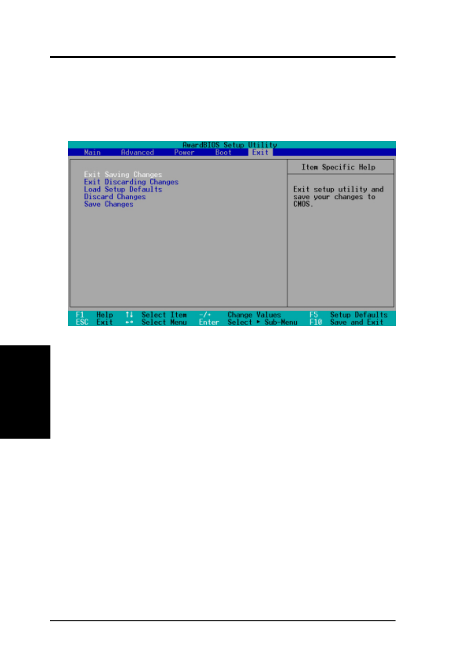 Bios setup, 7 exit menu | Asus Apollo PL133 Chipset Socket 370 Motherboard CUVL-VM User Manual | Page 66 / 86