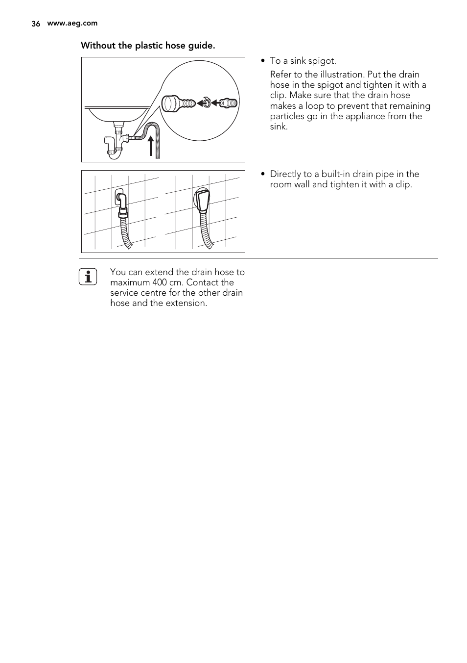 AEG L76480FL User Manual | Page 36 / 76