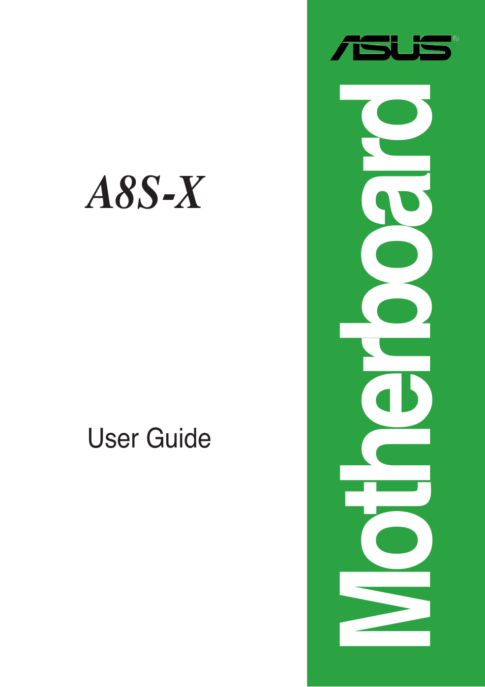 Asus A8S-X User Manual | 68 pages