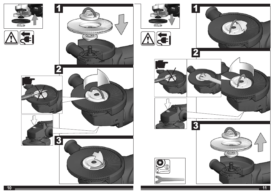 AEG WSC 14-125 MX User Manual | Page 6 / 33