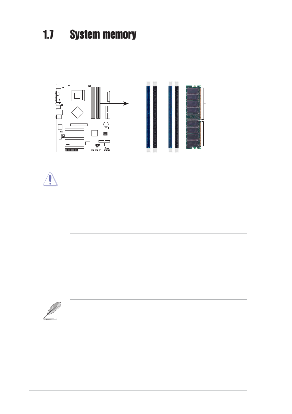 1 dimm sockets location, 10 chapter 1: product introduction | Asus Motherboard A7V880 User Manual | Page 20 / 76