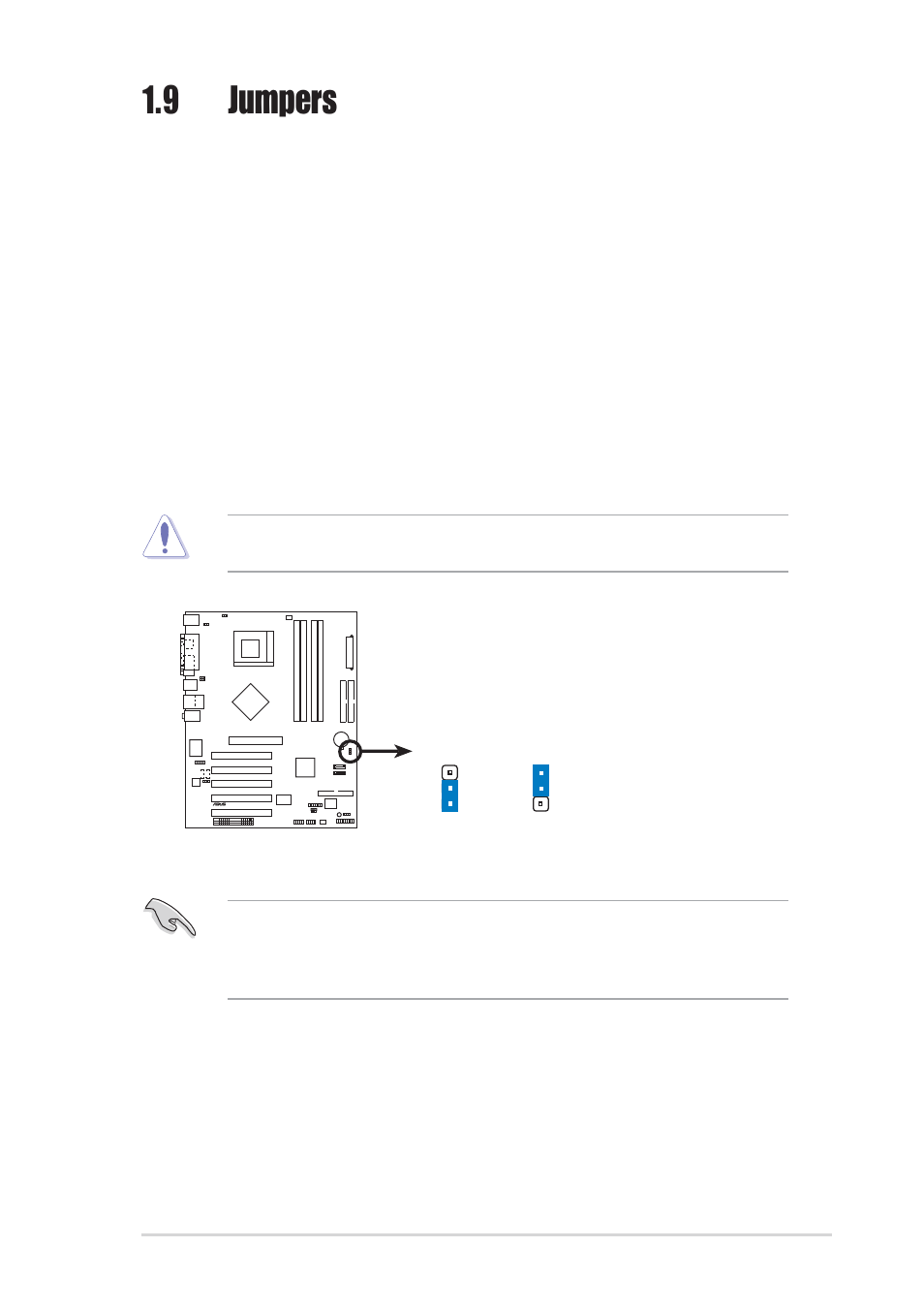 9 jumpers | Asus Motherboard A7V880 User Manual | Page 27 / 76