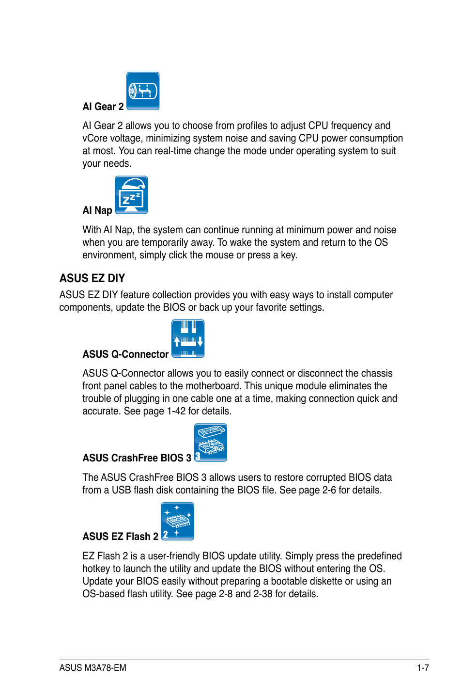 Asus M3A78-EM User Manual | Page 19 / 108