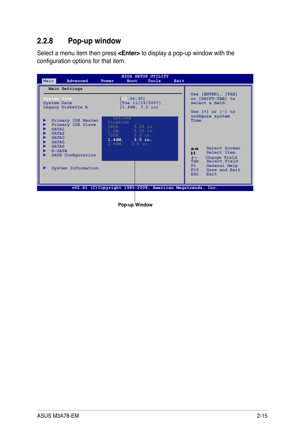 8 pop-up window, Pop-up window -15, Pop-up.window | Asus M3A78-EM User Manual | Page 67 / 108