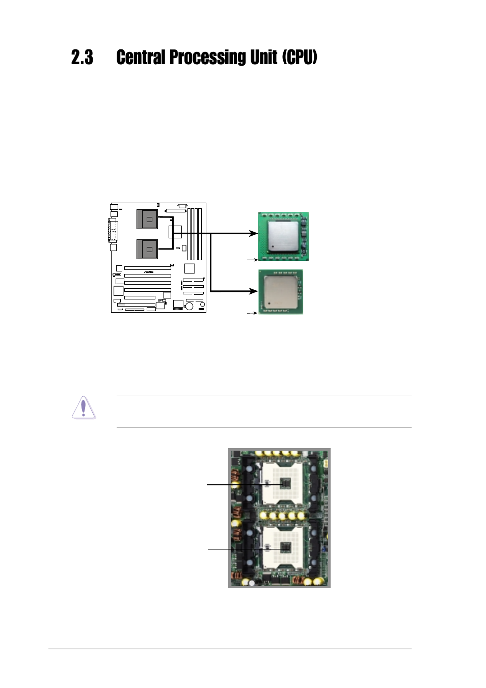 3 central processing unit (cpu) | Asus Xeon Tower/5U Rackmount Server AP1710-S5 User Manual | Page 22 / 54