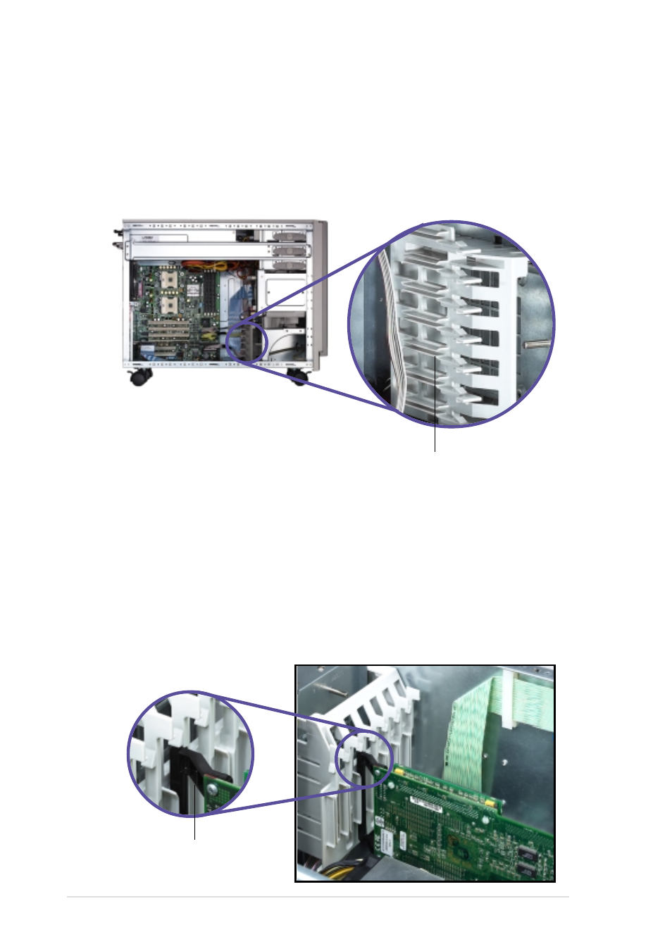 2 installing a long expansion card | Asus Xeon Tower/5U Rackmount Server AP1710-S5 User Manual | Page 38 / 54