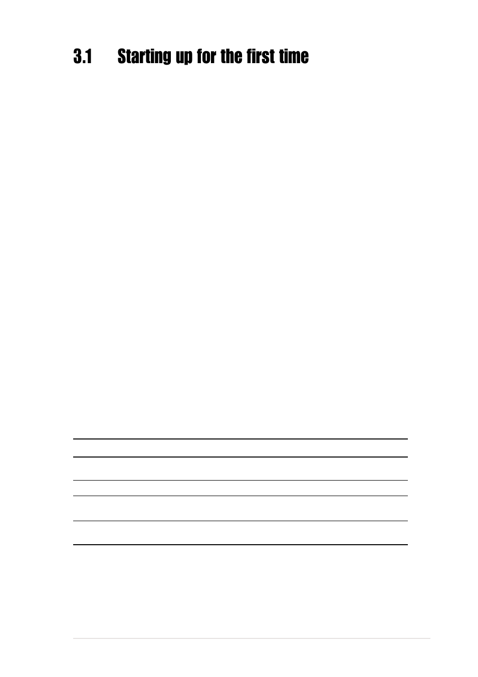 1 starting up for the first time | Asus P4B533-VM User Manual | Page 57 / 130