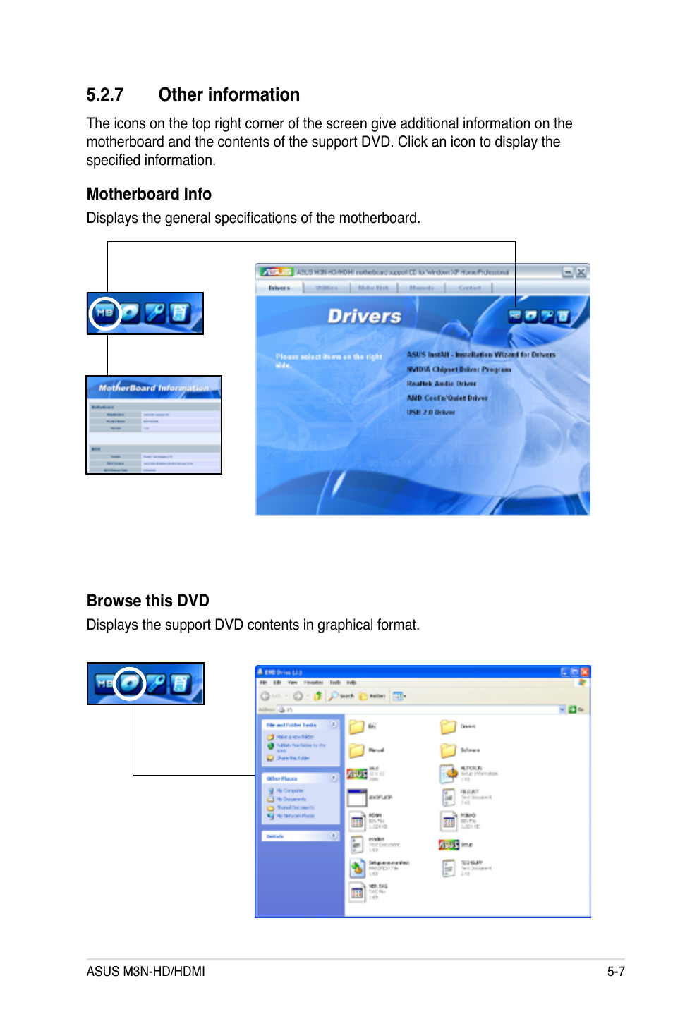 7 other information, Other information -7 | Asus M3N-HD User Manual | Page 117 / 164