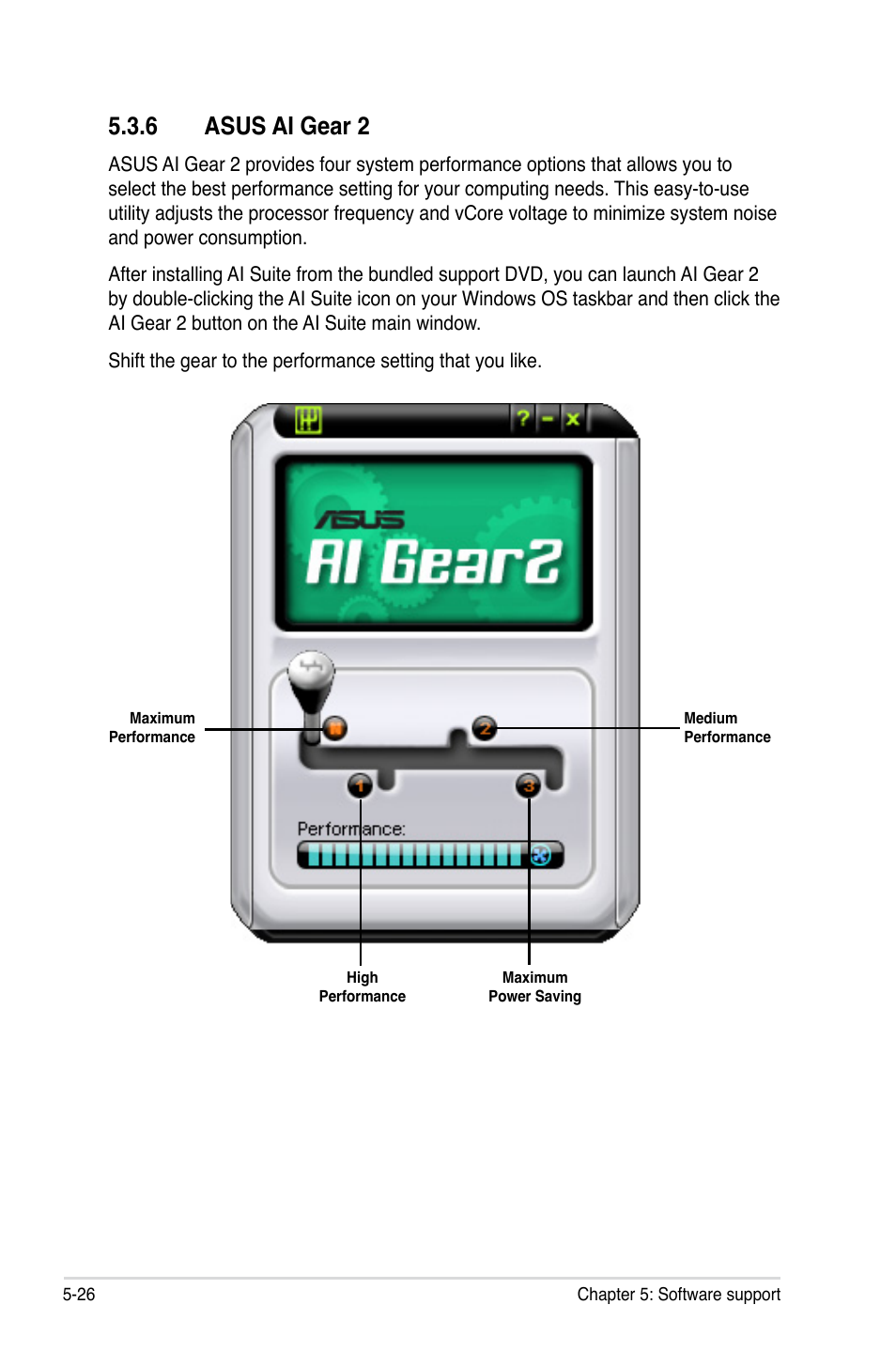 6 asus ai gear 2, 6 asus ai gear 2 -26 | Asus M3N-HD User Manual | Page 136 / 164