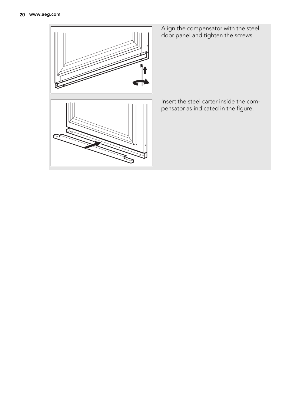 AEG SWD81800G1 User Manual | Page 20 / 88