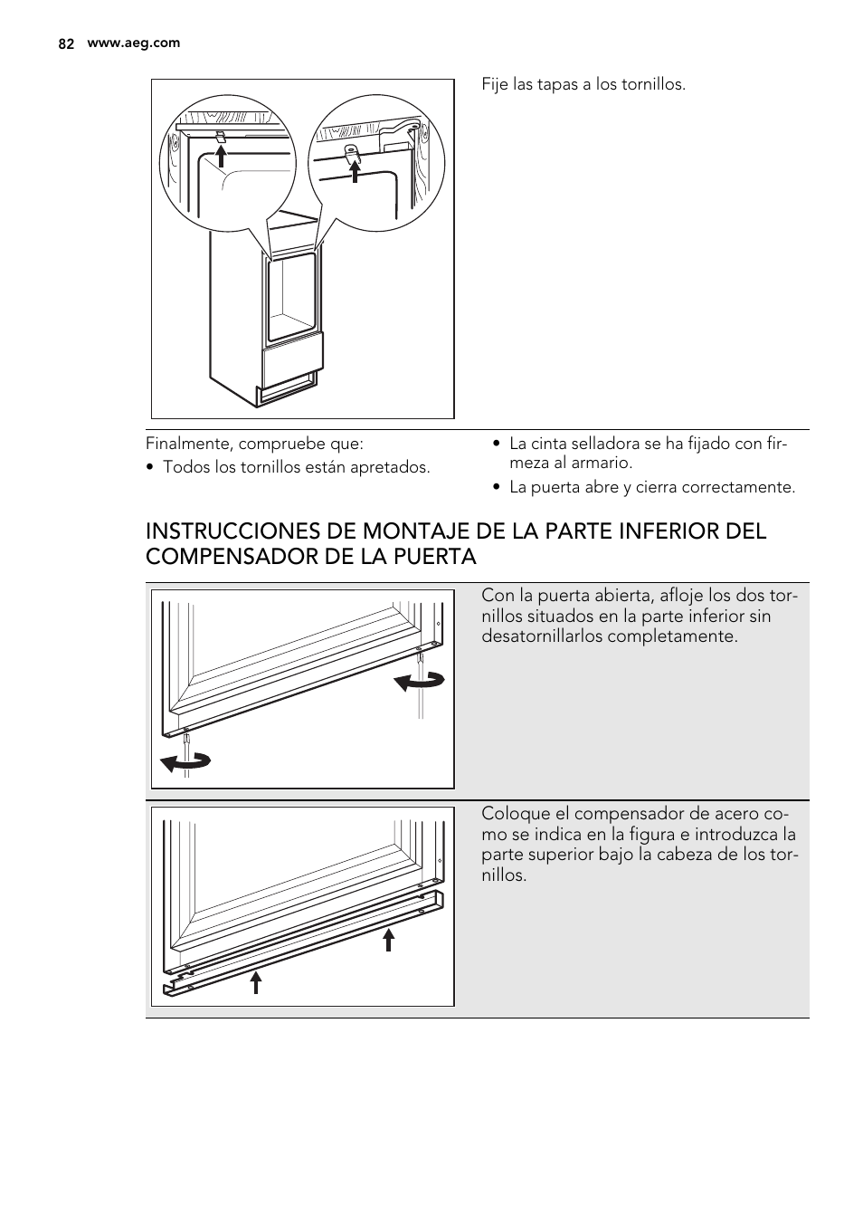 AEG SWD81800G1 User Manual | Page 82 / 88