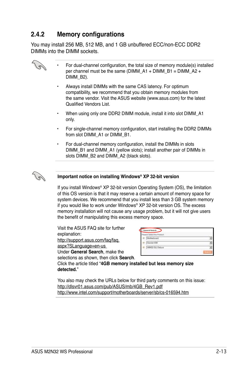 Asus M2N32 WS Professional User Manual | Page 39 / 130