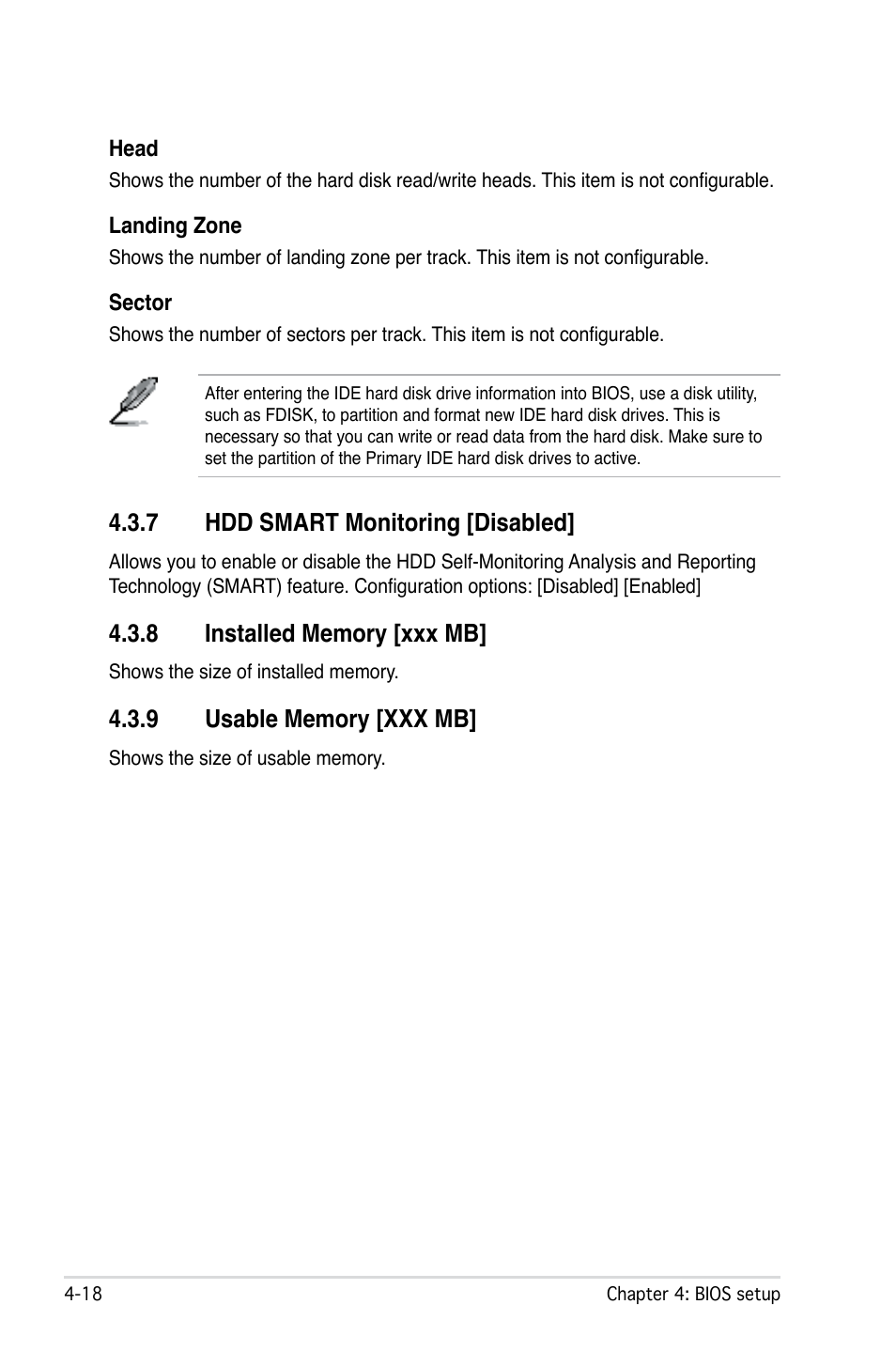 7 hdd smart monitoring [disabled | Asus M2N32 WS Professional User Manual | Page 90 / 130