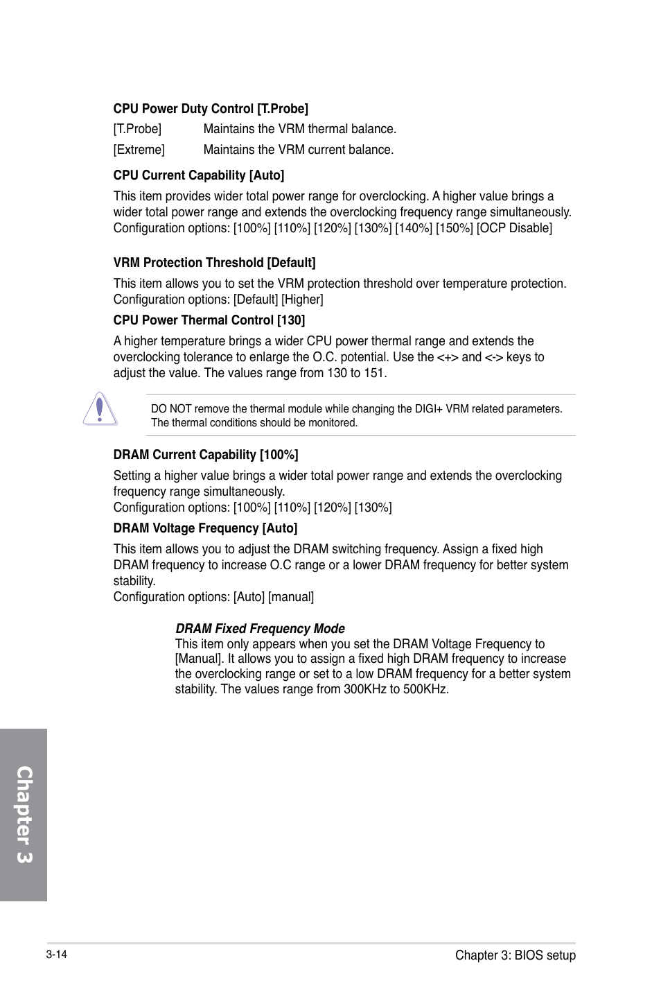 Chapter 3 | Asus MAXIMUS V E7295 User Manual | Page 106 / 234