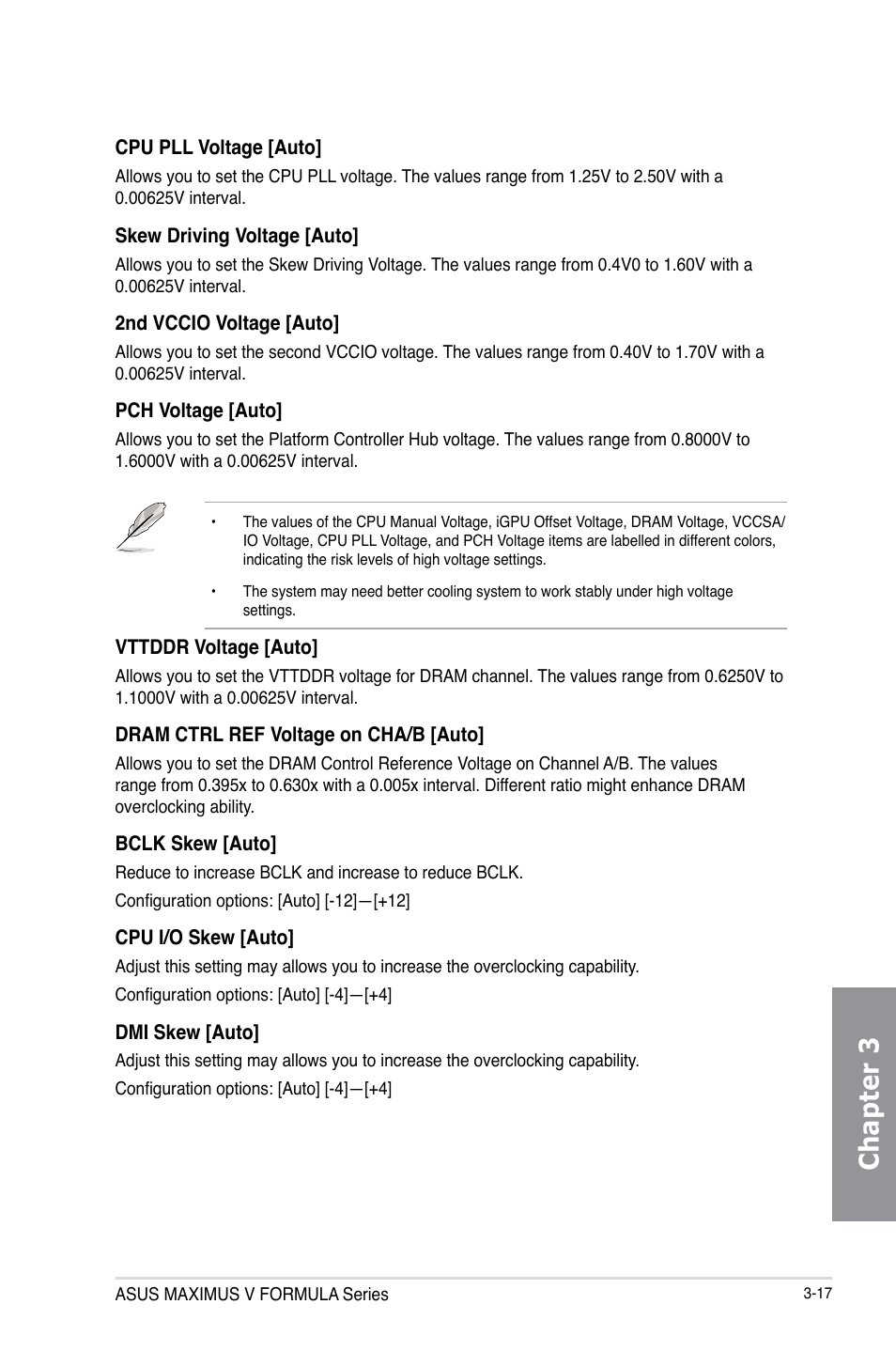 Chapter 3 | Asus MAXIMUS V E7295 User Manual | Page 109 / 234