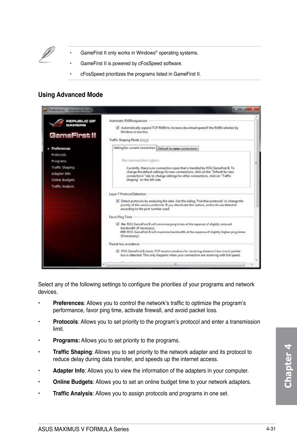 Chapter 4 | Asus MAXIMUS V E7295 User Manual | Page 173 / 234