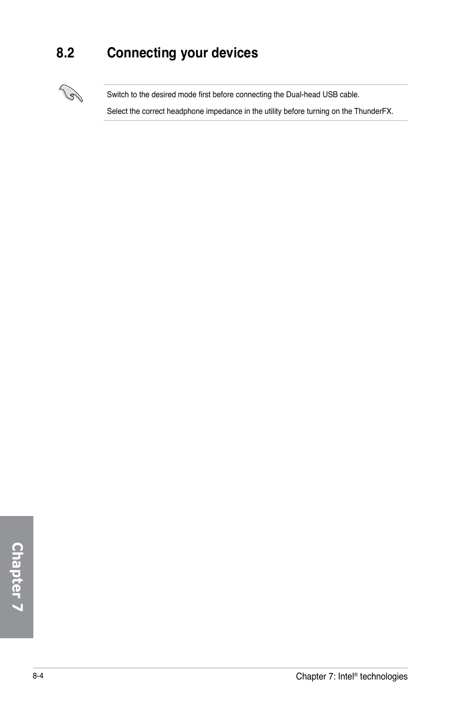2 connecting your devices, Connecting your devices -4, Chapter 7 8.2 connecting your devices | Asus MAXIMUS V E7295 User Manual | Page 218 / 234