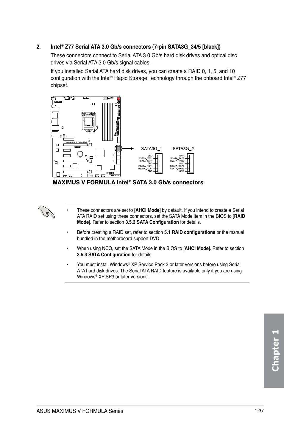 Chapter 1 | Asus MAXIMUS V E7295 User Manual | Page 55 / 234