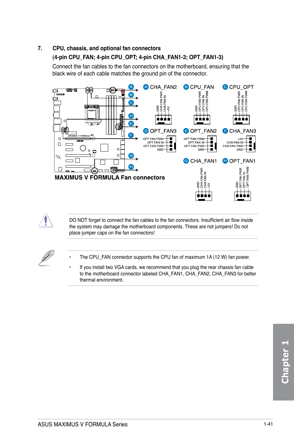 Chapter 1 | Asus MAXIMUS V E7295 User Manual | Page 59 / 234