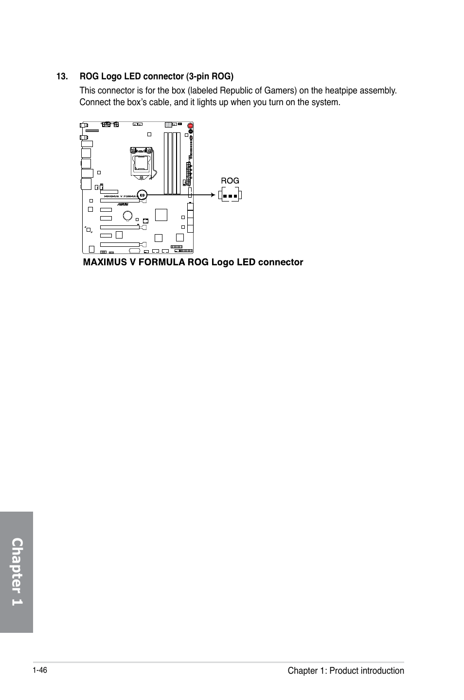 Chapter 1 | Asus MAXIMUS V E7295 User Manual | Page 64 / 234