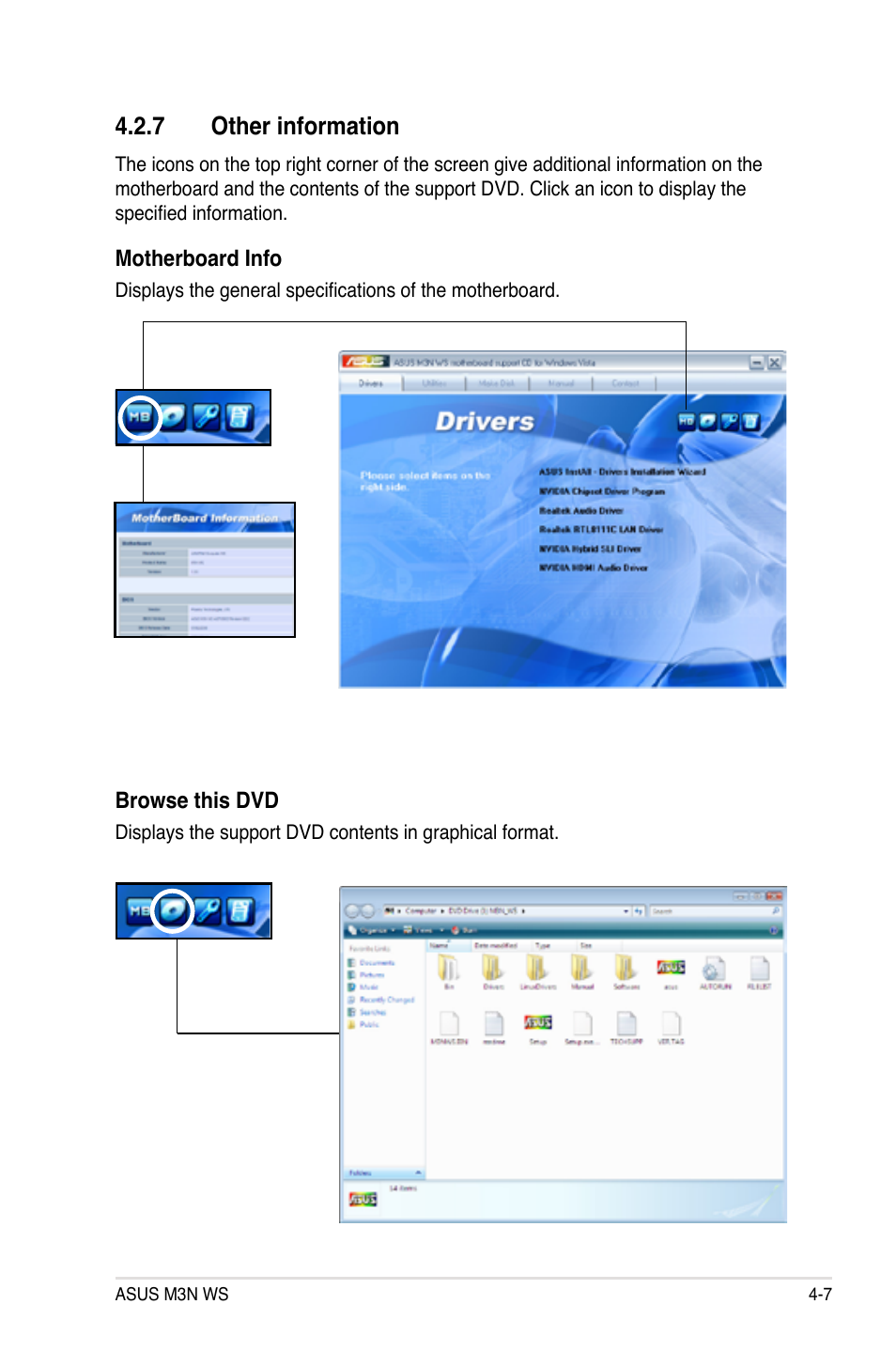 7 other information, Other information -7 | Asus M3N WS User Manual | Page 119 / 162