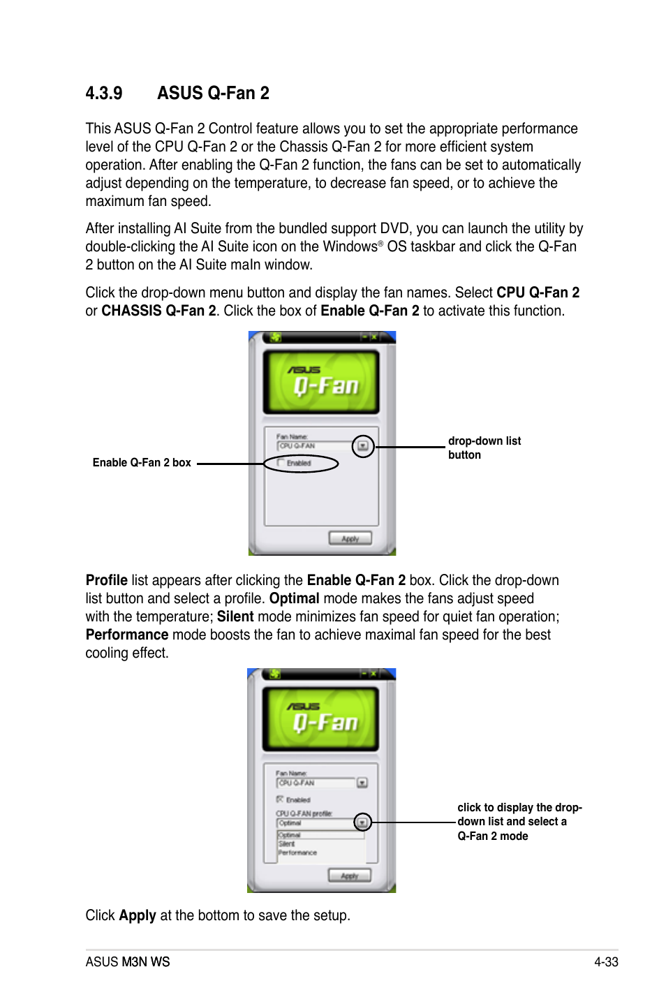 9 asus q-fan 2, Asus q-fan 2 -33 | Asus M3N WS User Manual | Page 145 / 162