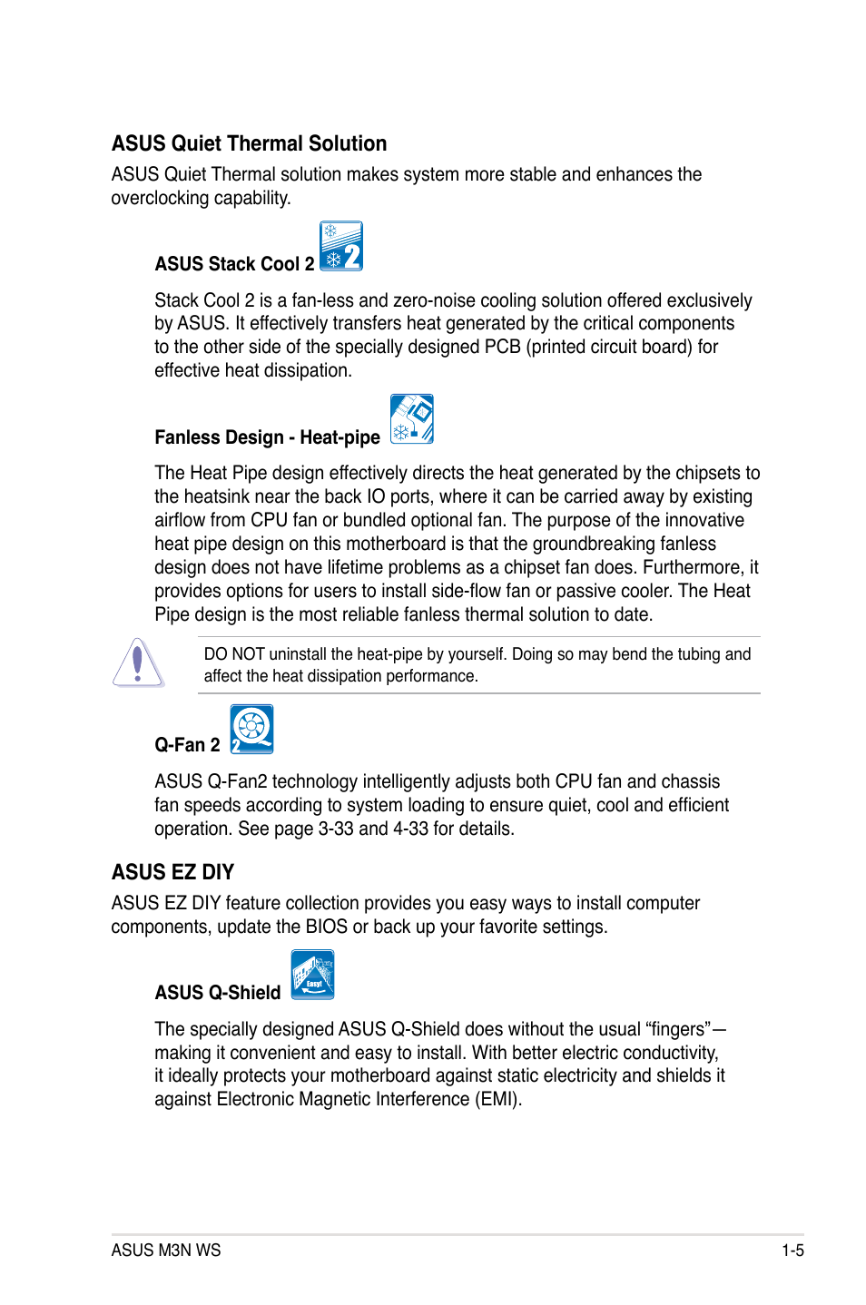 Asus M3N WS User Manual | Page 21 / 162