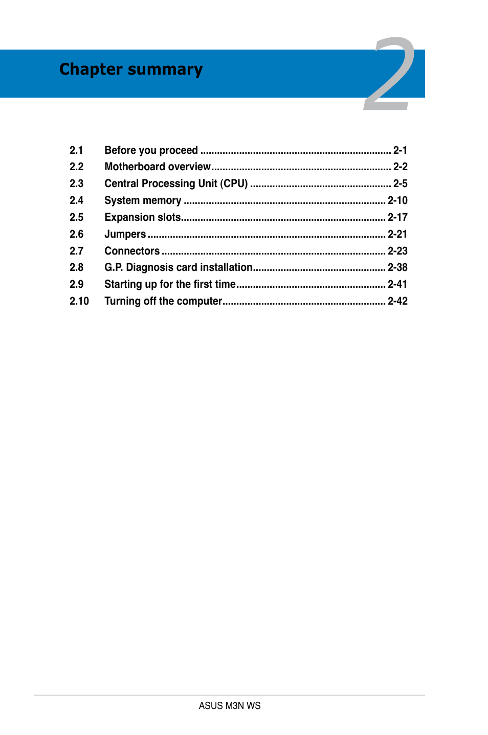 Asus M3N WS User Manual | Page 24 / 162